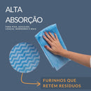 Pano Life Clean Azul 50Un 28X40CM com 15%PrimeiraCompra+Frete Grátis
