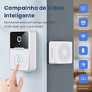 Campainha Sem Fio Inteligente Com Câmera e Áudio Wi-fi com [15% Desconto na Primeira Compra] + Frete Grátis