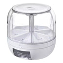 Dispenser de Grãos e Cereais Giratório 6 em 1 com 15%PrimeiraCompra+Frete Grátis