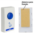 Campainha Digital Sem Fio Com Pilha Alcance 10 Metros com 15%OFF Primeira Compra + Frete Grátis