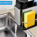 Dispenser Aço Inox Porta Detergente 3 em 1 com 15%OFF Primeira Compra + Frete Grátis - Pague em 3X Sem Juros