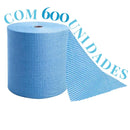 Rolo 600 Panos Multiuso Life Clean 28CMX240M Azul com 15%PrimeiraCompra+Frete Grátis
