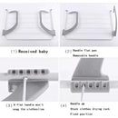 Varal Portátil Dobravel de Porta e Janela com 15%OFF + Frete Grátis-Pague em até 3 x sem Juros